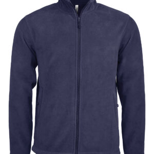 Zip-through microfleece jacket - Navy, S