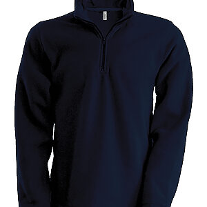 Enzo zip neck microfleece jacket - Navy, S