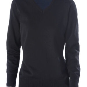 Ladies' V-neck jumper - Black, S