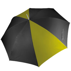 Golf umbrella - Black/Burnt Lime, One size