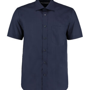 Business shirt short-sleeved (classic fit) - Dark Navy, 14.5