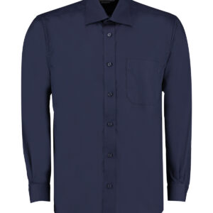 Business shirt long-sleeved (classic fit) - Dark Navy, 14.5