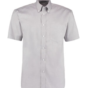 Corporate Oxford shirt short-sleeved (classic fit) - Silver* Grey, 14.5