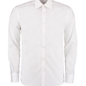Business shirt long-sleeved (slim fit) - White, 14