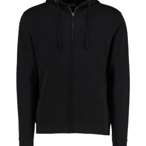 Klassic hooded zipped jacket Superwash® 60° long sleeve (regular fit) - Black, XS