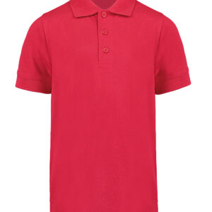 Klassic polo kids with Superwash® 60°C (classic fit) - Red, 3/4 Yrs