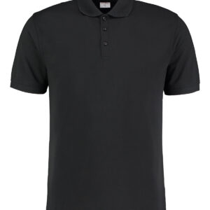 Klassic polo short sleeved Superwash® 60ºC (slim fit) - Black, XXS