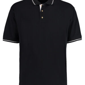 St Mellion polo (classic fit) - Black White, XS