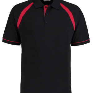 Oak hill polo (classic fit) - Black/Bright Red, S