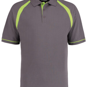 Oak hill polo (classic fit) - Charcoal/Lime, S