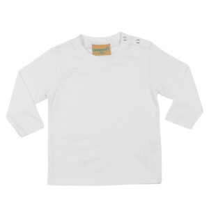 Long-sleeved t-shirt - White, 0/6 Months