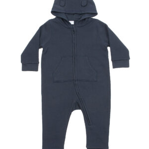 Fleece all-in-one - Navy, 6/12 Months
