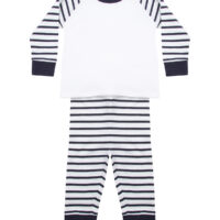 Navy Stripe/White
