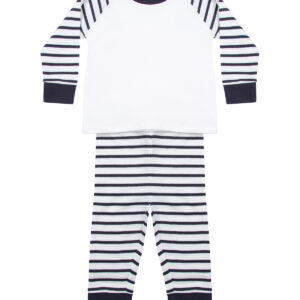 Striped pyjamas - Navy Stripe/White, 0/6 Months