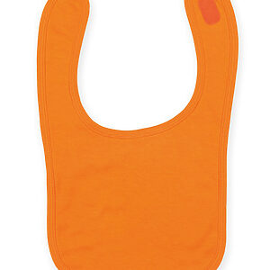 Plain and contrast bib - Orange, One size