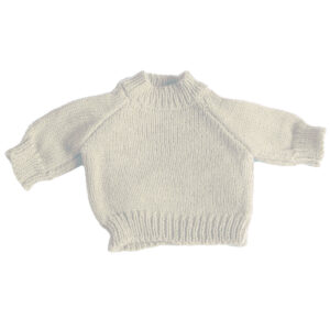 Teddy jumper - Cream, M