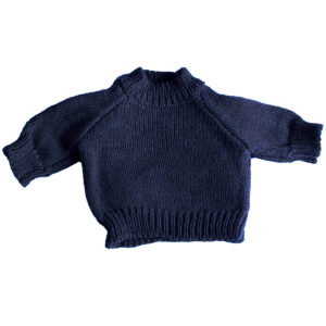 Teddy jumper - Navy, M