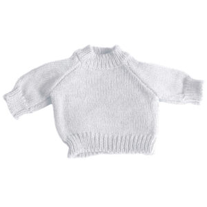 Teddy jumper - White, S