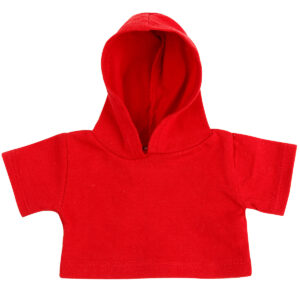 Teddy hoodie - Red, M