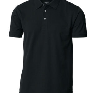 Harvard classic – stretch deluxe polo - Black, S
