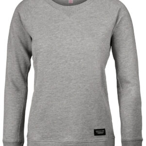 Women’s Newport – luxury lightweight crewneck - Grey Melange, XS