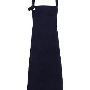 Calibre heavy cotton canvas bib apron - Navy, One size