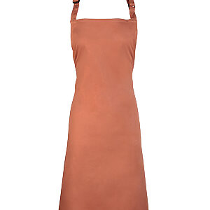 Colours bib apron - Chestnut, One size