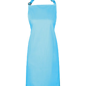Colours bib apron - Cyan, One size