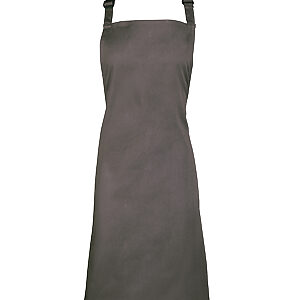 Colours bib apron - Dark Grey, One size