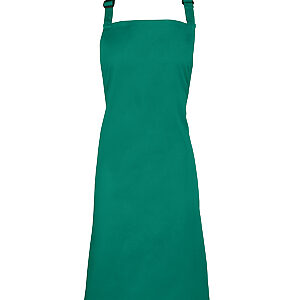 Colours bib apron - Emerald, One size