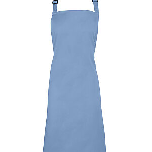 Colours bib apron - Mid Blue, One size