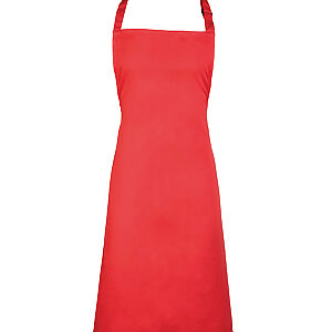 Colours bib apron - Strawberry Red, One size