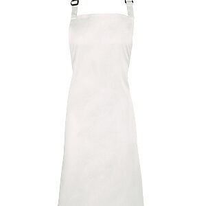 Colours bib apron - White, One size
