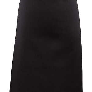 Colours mid-length apron - Black, One size