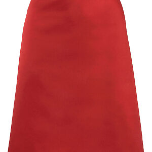 Colours mid-length apron - Red, One size