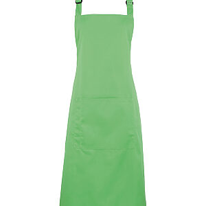 Colours bib apron with pocket - Apple, One size
