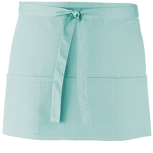Colours 3-pocket apron - Aqua, One size
