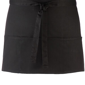 Colours 3-pocket apron - Black, One size