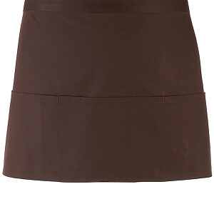 Colours 3-pocket apron - Brown, One size