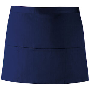 Colours 3-pocket apron - Navy, One size
