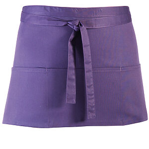 Colours 3-pocket apron - Purple, One size