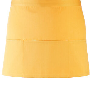 Colours 3-pocket apron - Sunflower, One size