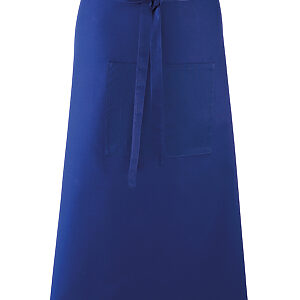 Colours bar apron - Royal, One size