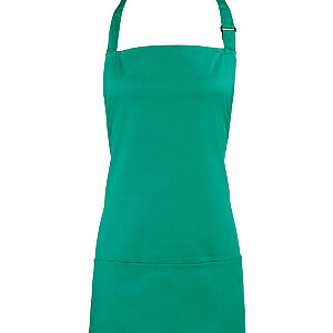 Colours 2-in-1 apron - Emerald, One size