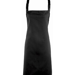 Essential bib apron - Black, One size