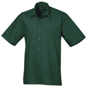 Short sleeve poplin shirt - Bottle, 14.5