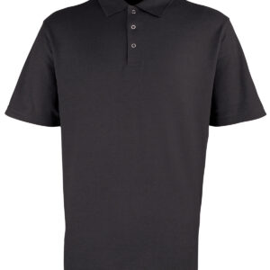 Stud polo - Black, XS