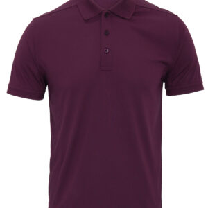 Coolchecker® piqué polo - Aubergine, S