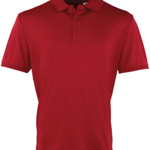 Coolchecker® piqué polo - Burgundy, S