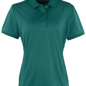 Women's Coolchecker® piqué polo - Bottle, XS